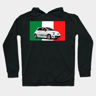 Abarth 500 Italian Print Hoodie